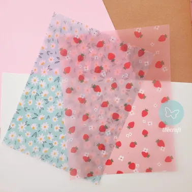 Papel Vellum 15x20 cm Summer Dreams