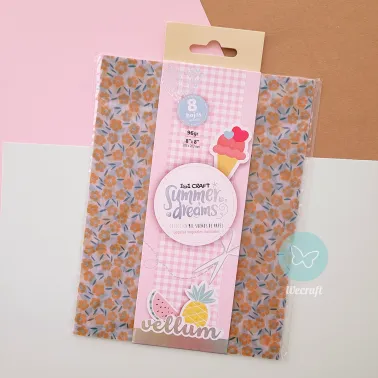 Papel Vellum 15x20 cm Summer Dreams