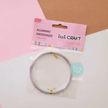 Rollo aluminio anodizado plata