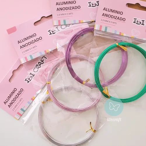 Rollo aluminio anodizado turquesa