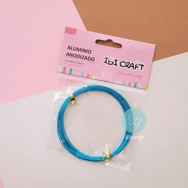 Rollo aluminio anodizado turquesa