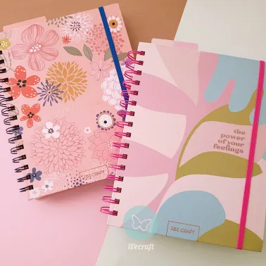 Cuaderno Spirit  "THE POWER OF YOUR FEELINGS" + Stickers + Regla