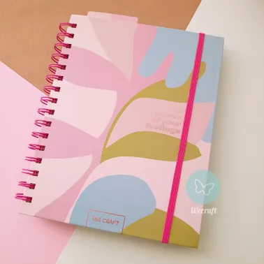 Cuaderno Spirit  "THE POWER OF YOUR FEELINGS" + Stickers + Regla