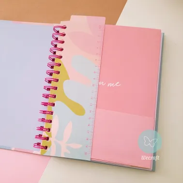 Cuaderno Spirit  "THE POWER OF YOUR FEELINGS" + Stickers + Regla