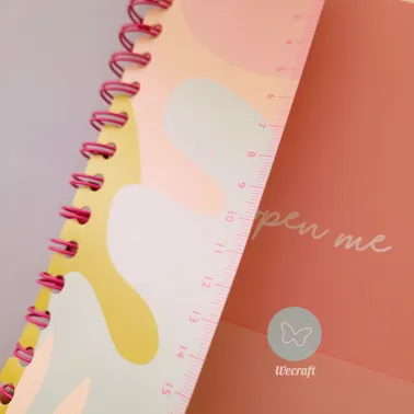 Cuaderno Spirit  "THE POWER OF YOUR FEELINGS" + Stickers + Regla