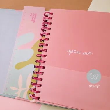 Cuaderno Spirit  "THE POWER OF YOUR FEELINGS" + Stickers + Regla