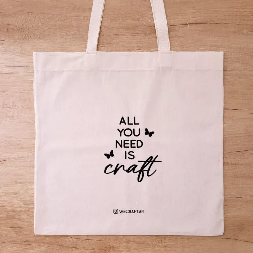 Tote Bag "All you need is craft"