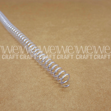 Espirales PVC 9 mm Cristal x 50 unidades A4