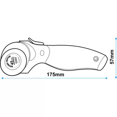 Cutter Rotativo Dasa 45 mm