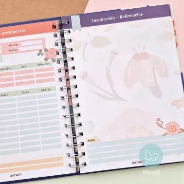 Cuaderno Planificador "MAKE IT HAPPEN" + Stickers + Regla