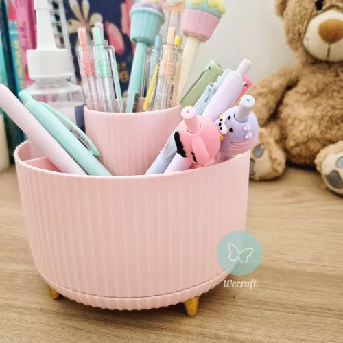 Organizador Giratorio 360° Tendance para Escritorio Rosa