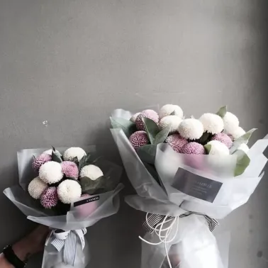 Papel coreano "Floral & Pink" 20 Unidades