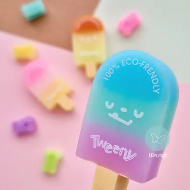 Goma de borrar "Heladito Celeste" Tweeny