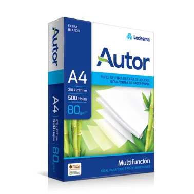 Papel Obra Ledesma Autor A4 80 grs 500 Hjs