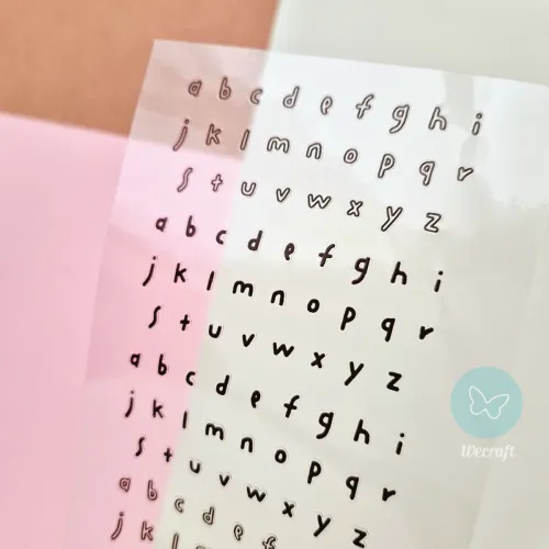Sticker Pvc 10x19 cm HANDWRITING 1