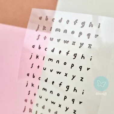 Sticker Pvc 10x19 cm HANDWRITING 1
