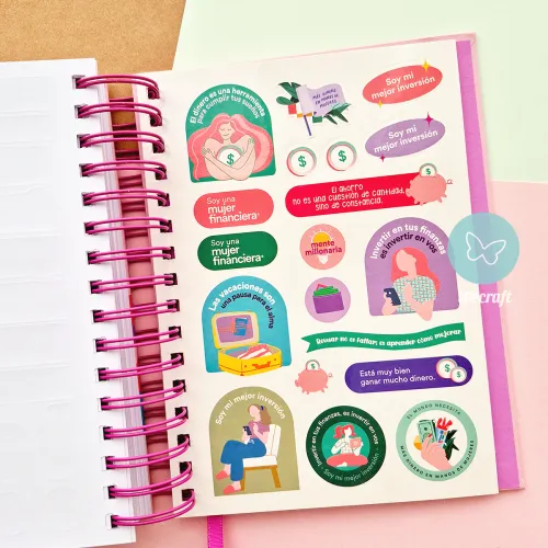 Agenda "Mujer Financiera" Colección Ibicraft