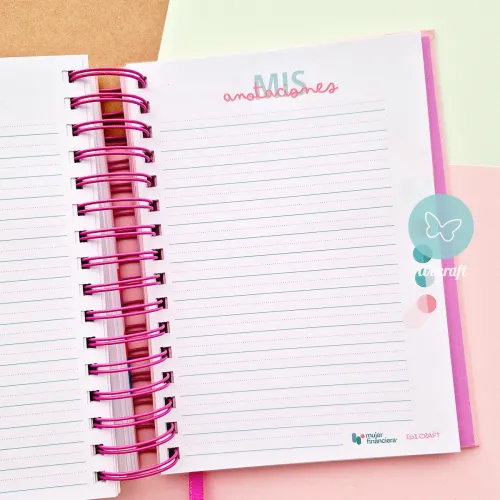 Agenda "Mujer Financiera" Colección Ibicraft