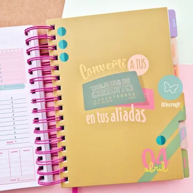 Agenda "Mujer Financiera" Colección Ibicraft