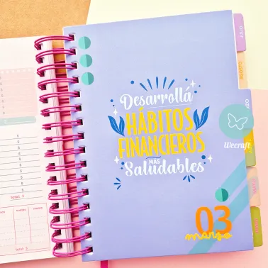 Agenda "Mujer Financiera" Colección Ibicraft