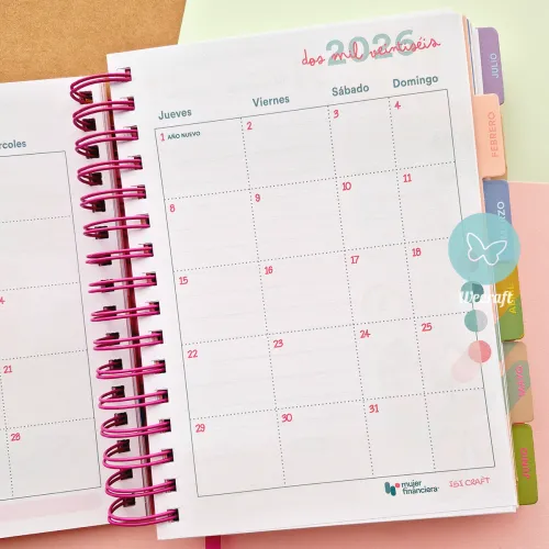 Agenda "Mujer Financiera" Colección Ibicraft