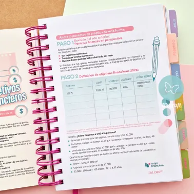 Agenda "Mujer Financiera" Colección Ibicraft