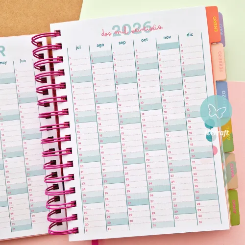 Agenda "Mujer Financiera" Colección Ibicraft