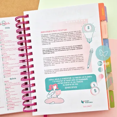 Agenda "Mujer Financiera" Colección Ibicraft