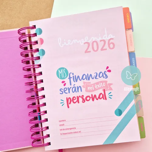 Agenda "Mujer Financiera" Colección Ibicraft