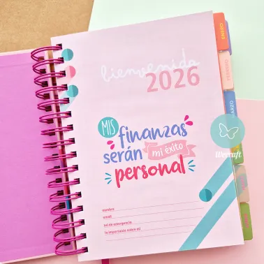 Agenda "Mujer Financiera" Colección Ibicraft