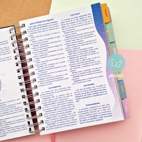 Agenda "Astrológica" Colección Ibicraft