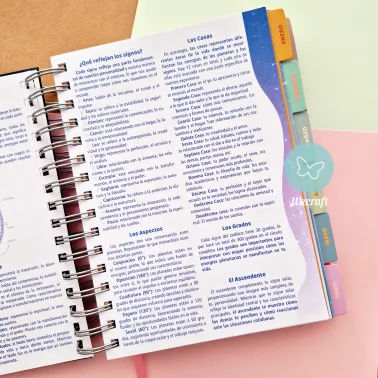 Agenda "Astrológica" Colección Ibicraft