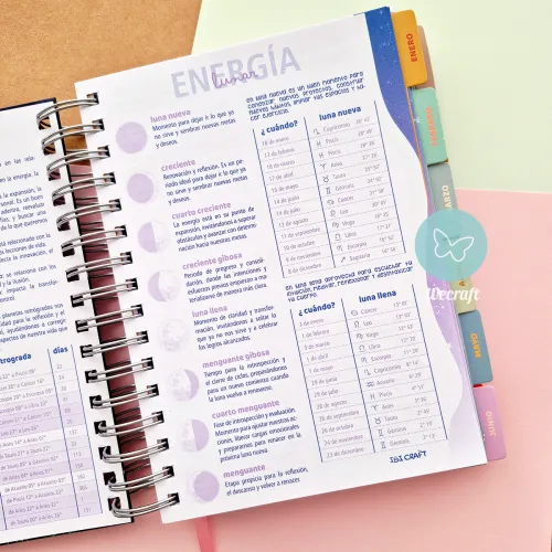 Agenda "Astrológica" Colección Ibicraft