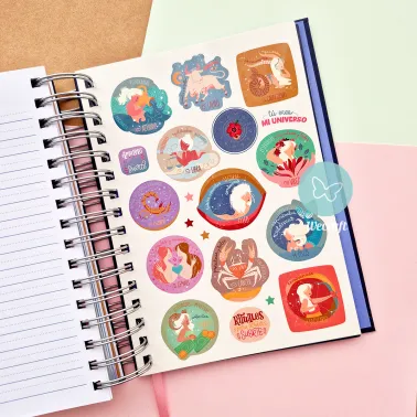 Agenda "Astrológica" Colección Ibicraft