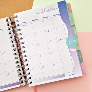 Agenda "Astrológica" Colección Ibicraft