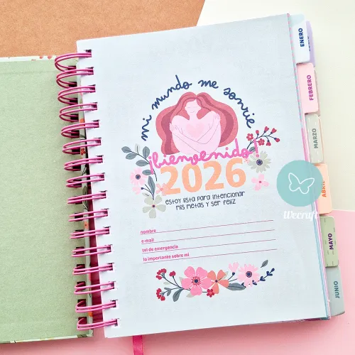 Agenda "Bienestar" Colección Ibicraft