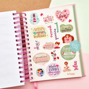 Agenda "Bienestar" Colección Ibicraft