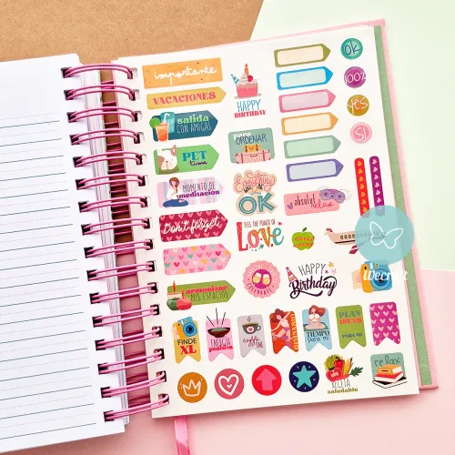 Agenda "Bienestar" Colección Ibicraft