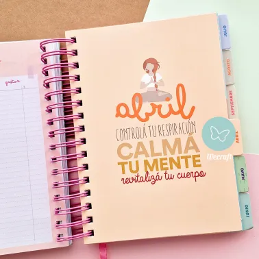 Agenda "Bienestar" Colección Ibicraft
