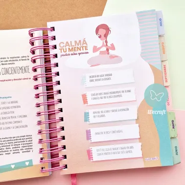 Agenda "Bienestar" Colección Ibicraft