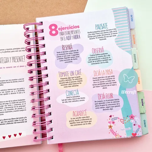 Agenda "Bienestar" Colección Ibicraft
