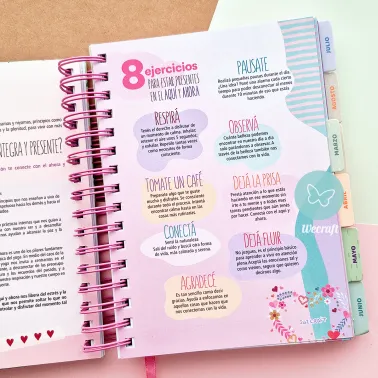 Agenda "Bienestar" Colección Ibicraft