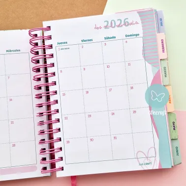 Agenda "Bienestar" Colección Ibicraft