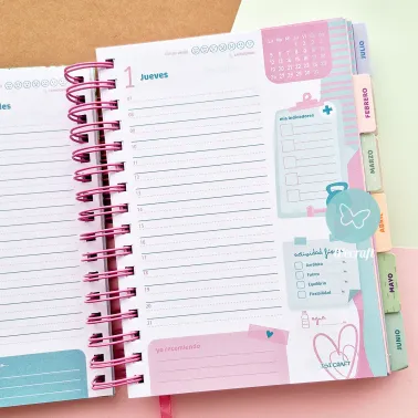 Agenda "Bienestar" Colección Ibicraft