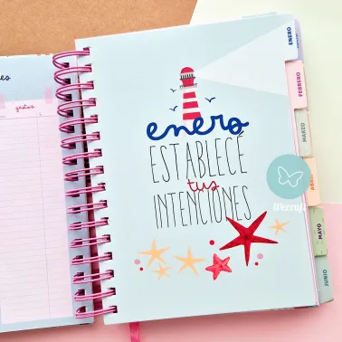 Agenda "Bienestar" Colección Ibicraft