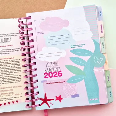Agenda "Bienestar" Colección Ibicraft