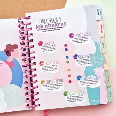 Agenda "Bienestar" Colección Ibicraft