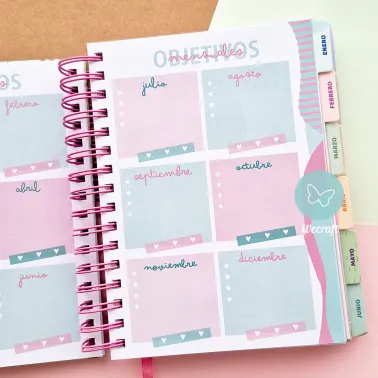 Agenda "Bienestar" Colección Ibicraft
