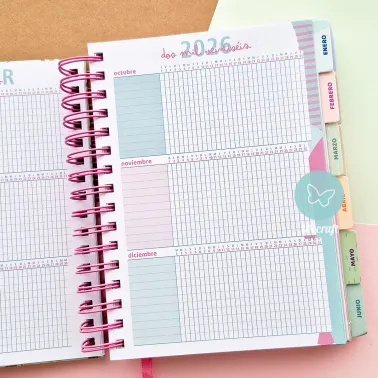 Agenda "Bienestar" Colección Ibicraft