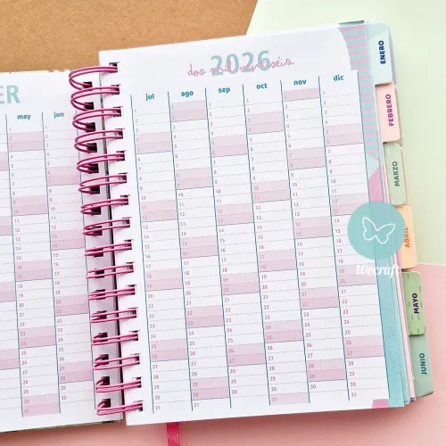 Agenda "Bienestar" Colección Ibicraft